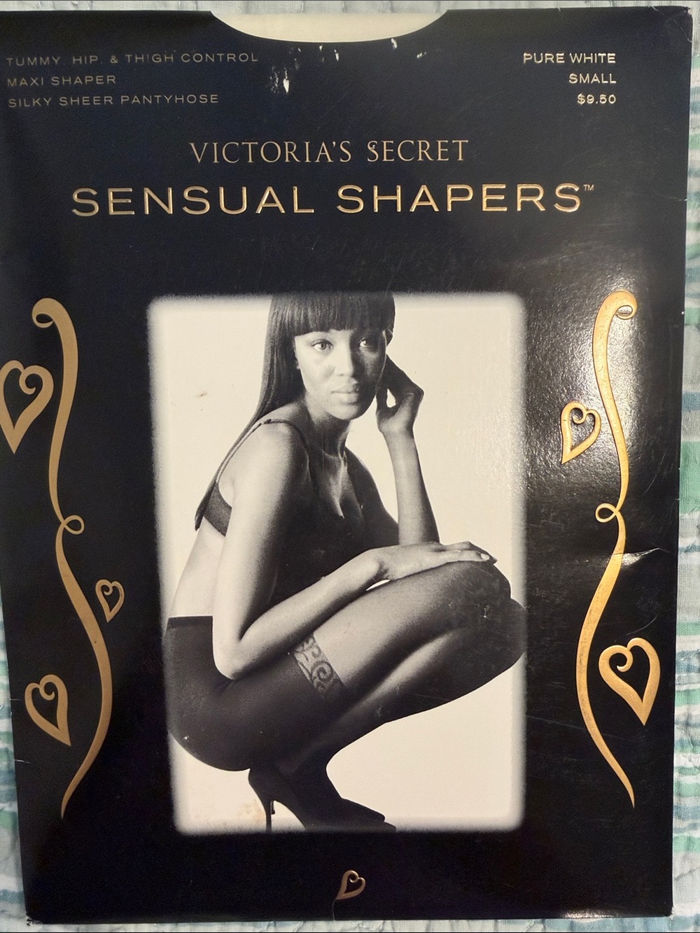 Victoria's Secret vintage Sensual Shapers Silky Sheer Pantyhose - Pure White